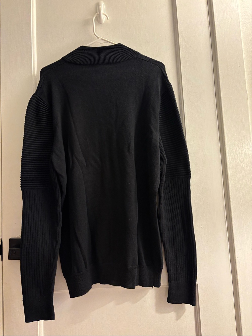 INC Black Zip up Sweater for Men in Size L - Picture 2 of 4